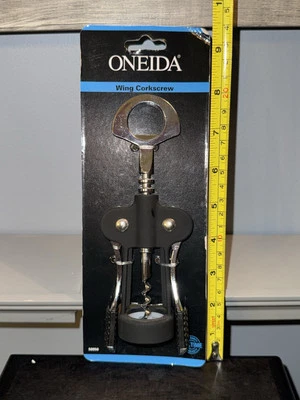 Oneida Stainless Steel Wing Corkscrew 7489 Barware - Image 1 of 4