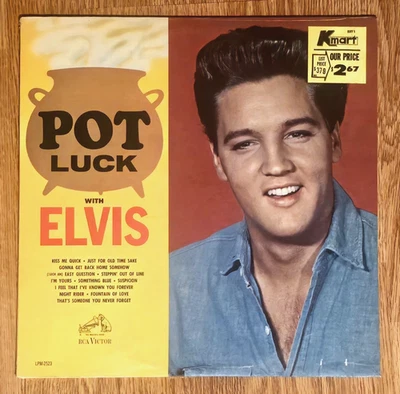 ELVIS PRESLEY Pot Luck FACTORY SEALED ORIGINAL 1962 FIRST PRESSING Near Mint - Image 1 of 4