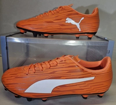 Puma Men's Fire/White/Power/Black Rapido III FG/AG  Soccer Cleats Size 11.5  - Image 1 of 4