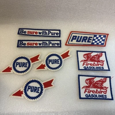 Vintage gasoline fuel oil Patch Lot Pure Firebird - Image 1 of 2