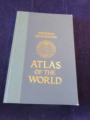 1981 National Geographic  Atlas Of The World  18.5 "x 12.5" Map Book A92 - Image 1 of 4