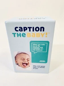 Baby Shower Game - Caption the Baby! Gender Reveal Games Photo Caption Card game - Picture 1 of 5
