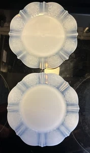 Two Glass MacBeth-Evans MONAX Depression American Sweetheart 8” Salad Plates - Picture 1 of 4