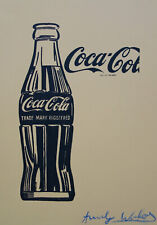 Fine édition limitée Pop Art sérigraphie, bouteille de Coca-Cola, signée Andy Warhol