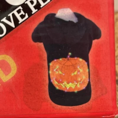 Sudadera con Capucha Royal Wise LED Iluminada Mascota Perro Calabaza Halloween Negro Talla Grande Foto 1 de 4