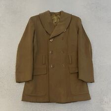 US Over Coat Mens Size 36 R Green Army Officer 1952 *READ*
