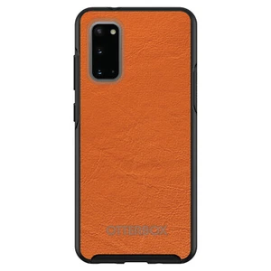 Custom OtterBox Symmetry for Samsung Galaxy S - Orange Leather Texture - Picture 1 of 25