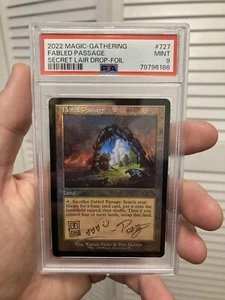 MTG Fabled Passage - Foil (Post Malone), English Secret Lair Drop PSA 9 - Picture 1 of 4
