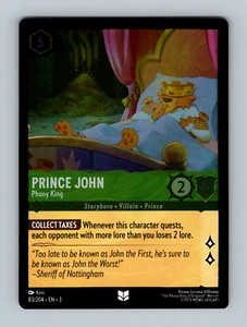 Disney Lorcana: Into The Inklands - Prince John - 83/204 (Cold Foil) - Picture 1 of 2