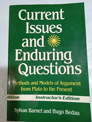 INSTRUCTORS EDITION Current Issues and Enduring Questions,(1987)Paperback  - Image 1 of 4
