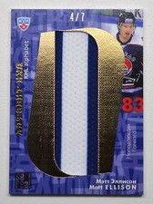 2012-13 KHL All-Star Letter #ABC-030 Matt Ellison 4/7