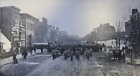 1912 Vintage Illustration Grand Army Marching on F Street Washington Civil War