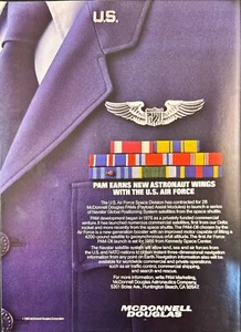 McDonnel Douglas Payload Assist Modules Navstar Space Shuttle GPS Print Ad 1986 - Picture 1 of 6