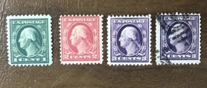 United States Stamps 498-500 Mint Hinged. 501 Is Used. 499 Has Fold - Picture 1 of 3