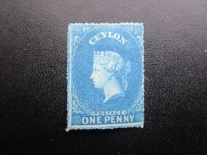 Ceylon SG28 Blued Paper-MNG-£800.00 if With Gum-Post UK-Read all Below Lot 32 - Picture 1 of 2
