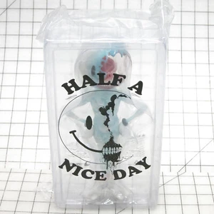 Alex Pardee Half A Nice Day Toy Qube 10" Vinyl Figure - Pale Blue - Sealed - Picture 1 of 4