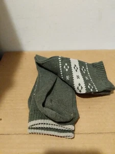Sears Girls Socks 2 Pairs Shoe Size 4-10 Sock Size 9 - 11 Green Damage Packaging - Picture 1 of 4