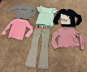 Crewcuts Lands End Girl Sz 12-14 Tops Sweater Sweatshirt Leggings Clothes Lot - Picture 1 of 6