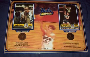 16" x 12" UCLA Bruins Bill Walton and John Wooden Autographed Limited Edition - Picture 1 of 2