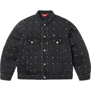 Supreme Studded Seam Denim Trucker Jacket 3colors SS25 - Picture 1 of 11