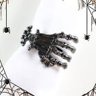 4pcs Napkin Rings Nice-looking Decorative Skull Hand Shape Serviette Buckles