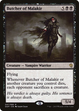 BUTCHER OF MALAKIR ~mtg NM Duel Deck Rare xZendikar v Eldrazi