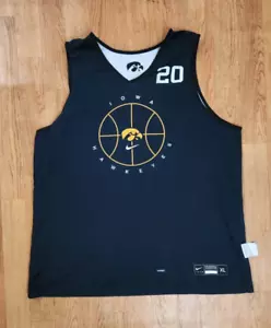 Iowa Hawkeyes Reversible Practice Basketball Jersey Authentic Team Issue #20 XL - Picture 1 of 6