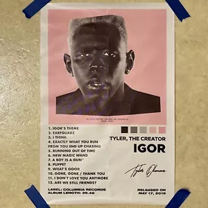 Tyler The Creator - IGOR Rap Music Poster ✅ Wall Art Room Canvas Man Cave✅ 12x18 - Picture 1 of 4