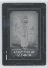 2019 Rick and Morty Season 2 Crimes of Sanchez Printing Plate Black 1/1 k1f