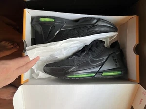Size 12 - Nike LeBron Witness 6 Black Anthracite Volt 2022 - Picture 1 of 4