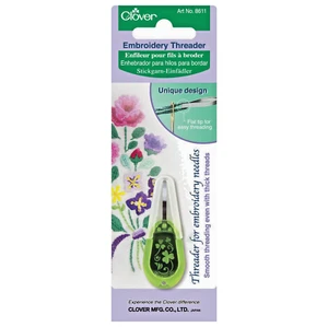 Clover Needle Threader Flat Tip Tool - Embroidery & Sewing CL8611 Japan Quality - Picture 1 of 4