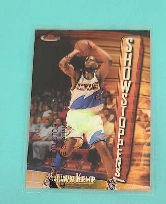 1997-98 Finest #241 Shawn Kemp Cleveland Cavaliers BASKETBALL Card R9 - Image 1 of 2