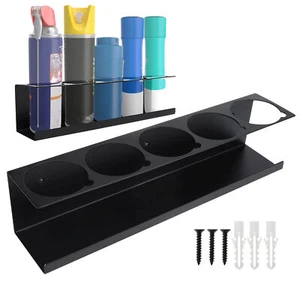 5 Can Holes Shelf Steel Aerosol Spray Paint Organizer Lube Can Storage Rack - Picture 1 of 11