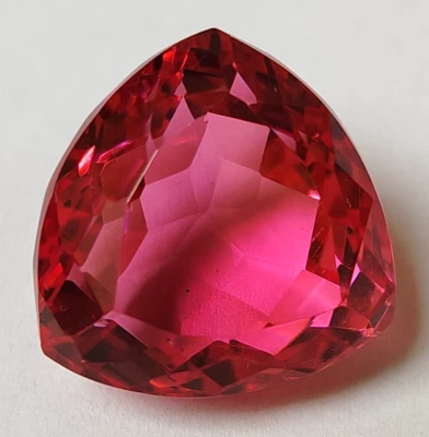 71.15 Ct. Large Pink Tourmaline Trillion Cut Loose Gemstone for Gift Women/Her - Image 1 of 4
