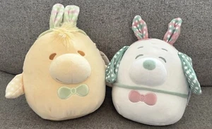 Squishmallows Peanuts Snoopy & Woodstock 2025 karierte Hasenohren 8 Zoll Plüsch Neu mit Etikett - Bild 1 von 6