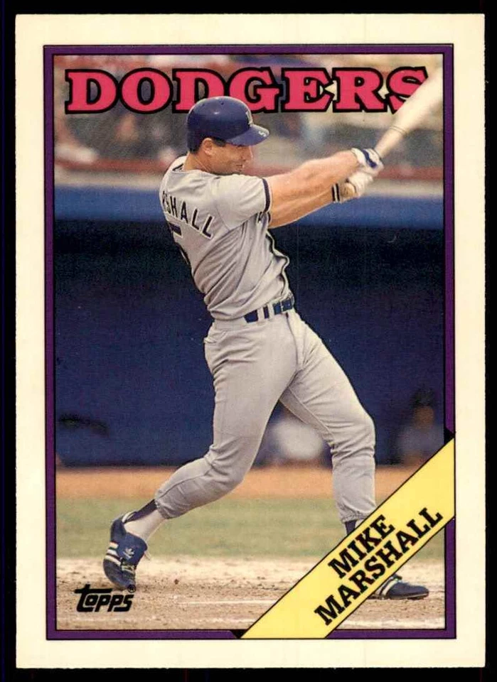 1988 Topps Tiffany Mike Marshall Baseball Cards #249 - Image 1 of 2