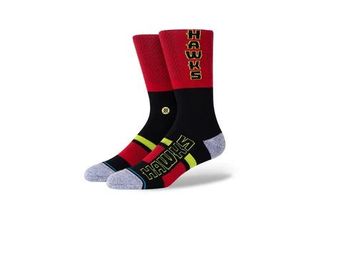 Stance NBA Atlanta Hawks Shortcut 2 Infiknit Crew Socks Men’s L 9-13 Red NEW Cover