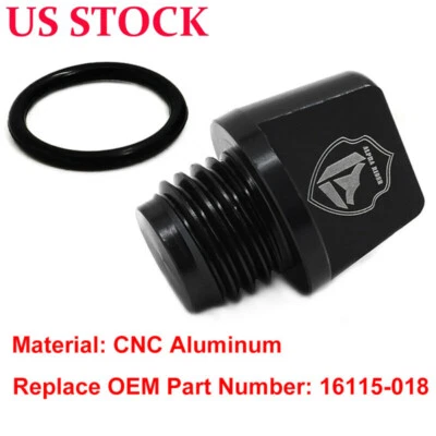 Arandela de tapón de llenado de aceite para Kawasaki KX80 KX100 KX125 250 KDX200 KXF250 negra Foto 1 de 4