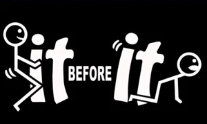 F*ck-It Funny Car Window Decal Sticker Laptop Screw Fuck-it Frick  - Picture 1 of 8