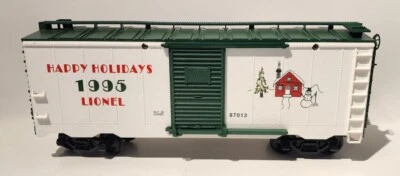 Lionel G Scale Box Car  Happy Holidays 1995 - Image 1 of 4