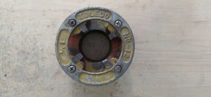 USED TOLEDO #12 1-1/2" NPT DIE HEAD - CHIPPED TEETH - DROP HEAD TYPE - Picture 1 of 8