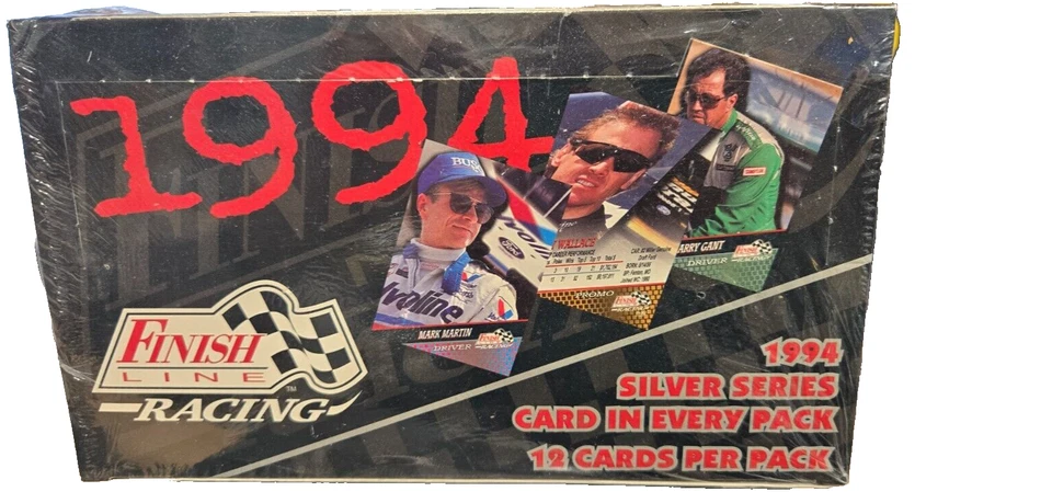 1994 FINISH LINE RACING CARDS NEW SEALED BOX - Image 1 of 2