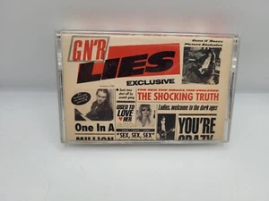 GUNS N ROSES “LIES LIES LIES” CASSETTE 1987 GEFFEN COMPANY - Picture 1 of 4