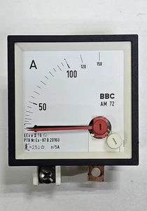 BBC | AM72 | Amperometro analogico 0-150 | Made in Germany - Foto 1 di 7