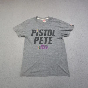New Orleans Jazz Shirt Herren Small NBA Basketball Pistol Pete Maravich Hommage Tee - Bild 1 von 10