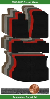 定制 Velourtex 地毯垫套装适用于 2000 - 2015 年日产 Xterra (4 件) #1102 — 第 1/4 张图片