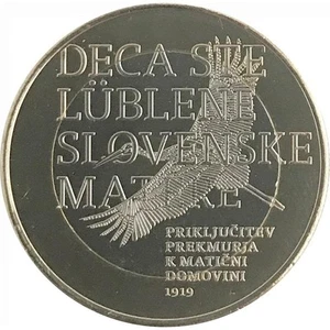 3 euro Slovenia 2019 fdc Centenario annessione Prekmurje - Imagen 1 de 2