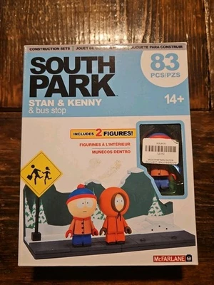 South Park Stan & Kenny & Bus Stop McFarlane Toys 83pcs 2017 FACTORY SEALED BOX - Image 1 of 4