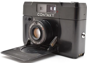 [QUASI COME NUOVA] Contax T fotocamera a telemetro nero pellicola 35 mm dal... - Foto 1 di 20