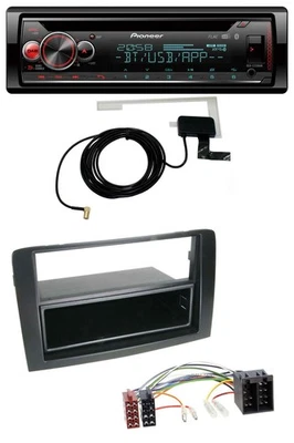 Pioneer DAB CD MP3 USB Bluetooth Autoradio für Fiat Idea (350 03-11) schwarz - Bild 1 von 4